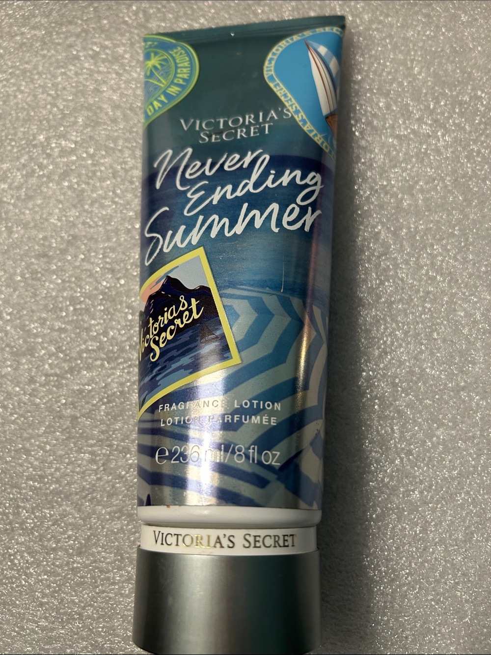Victoria's Secret Never Ending Summer Fragrance Lotion - Blue Teal